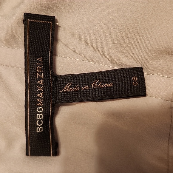 BCBG MAX AZARIA Size 8 puter/silver color long sequin dress - Picture 7 of 10